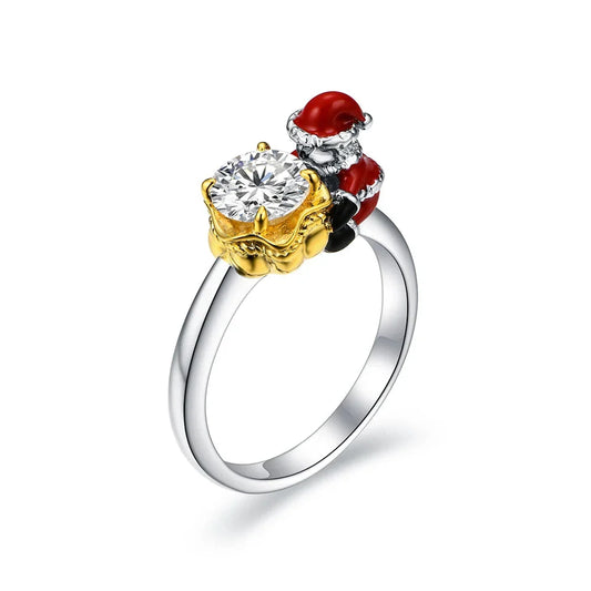 Luxusring mit Moissanite