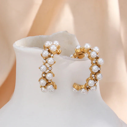 Conjunto Argolas Pérola