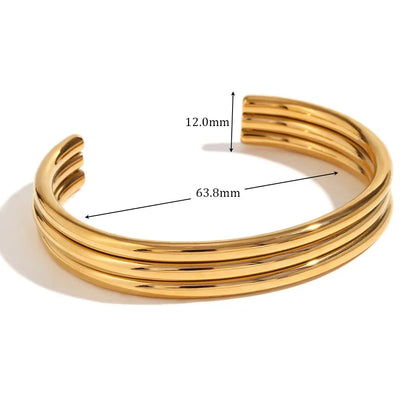 Elegantes Armband, vergoldet