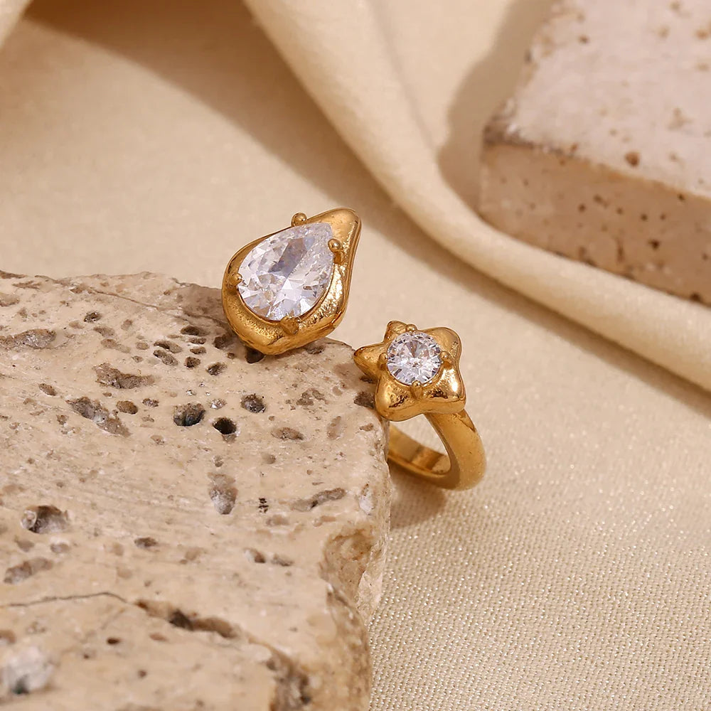 Ring Sterne Tropfen