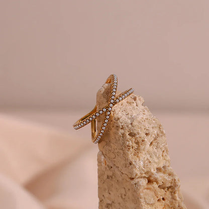 Eleganter Perlenring