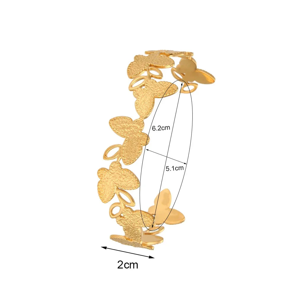 Armband Blatt Gold