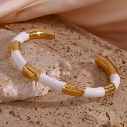 Elegante Emaille-Armbänder