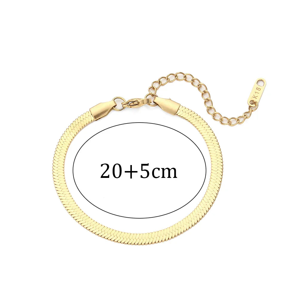Armband Cobra Vergoldet