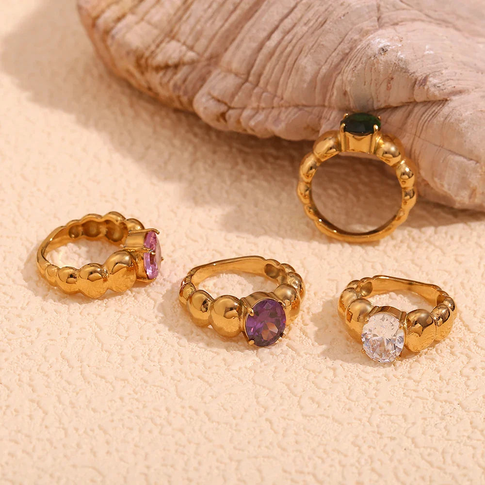 Runder plattierter Ring