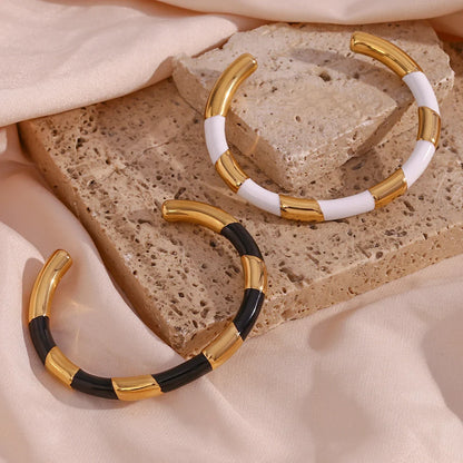 Elegante Emaille-Armbänder