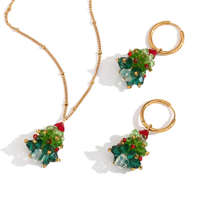 Set Schmuck Kristall