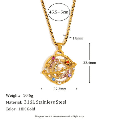 Colar Lunar 18K