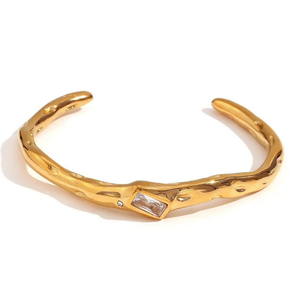 Armband mit grünem Zirkonia