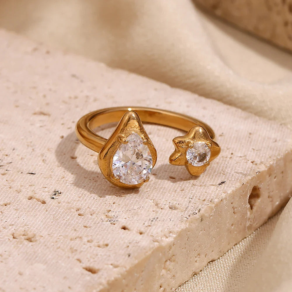Ring Sterne Tropfen