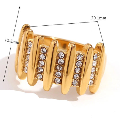 Luxuriöser Zirkonia-Ring