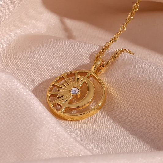 Colar Pingente Dourado
