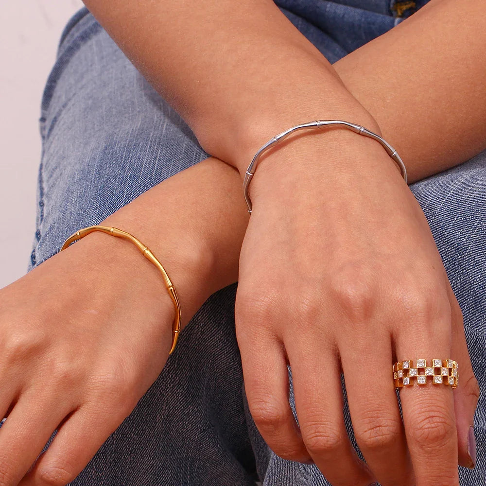 Elegantes Bambusarmband