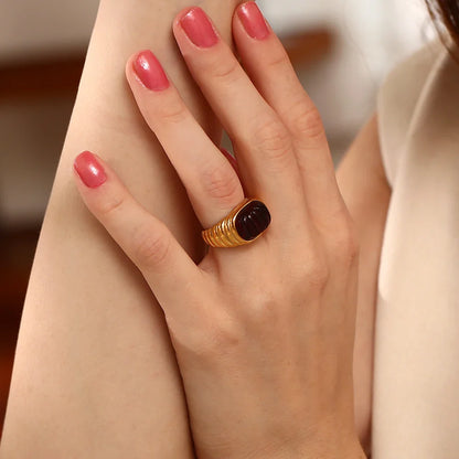 Geometrischer plattierter Ring