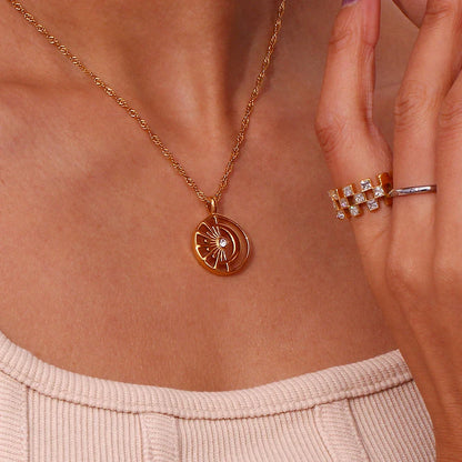 Colar Pingente Dourado