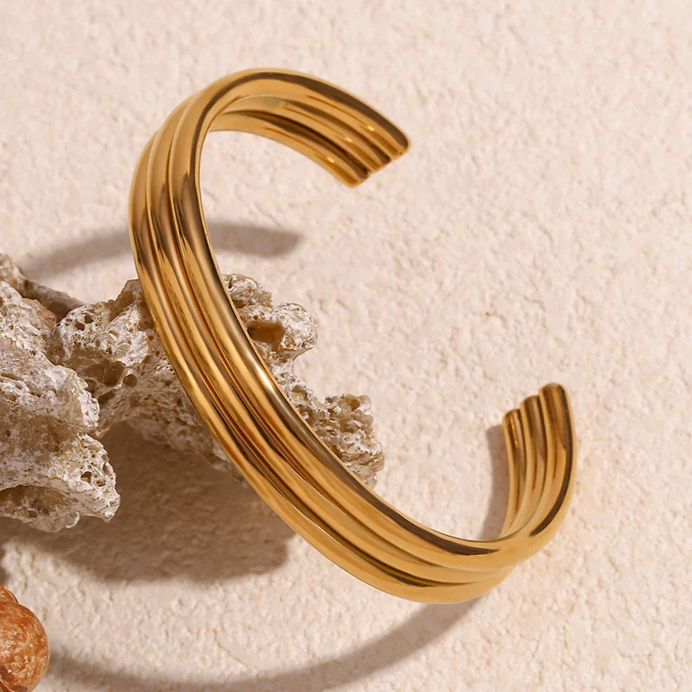 Elegantes Armband, vergoldet