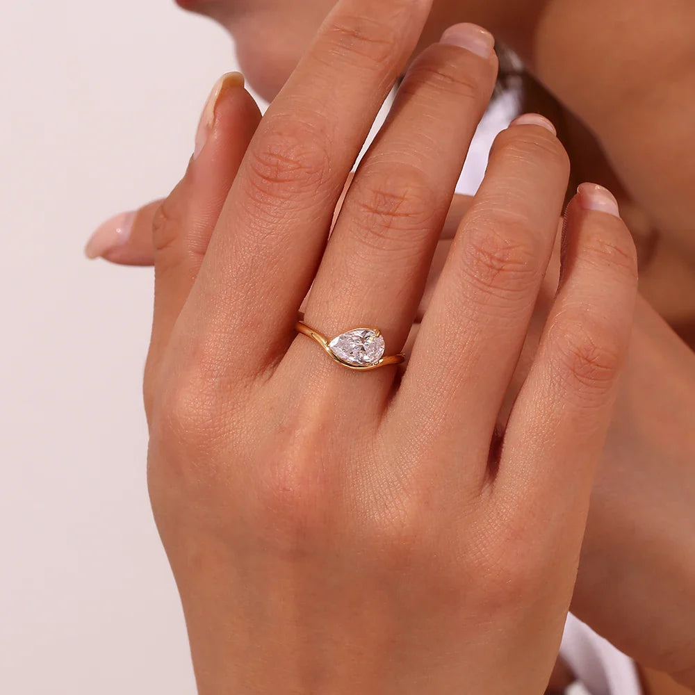 Ring mit Goldbad