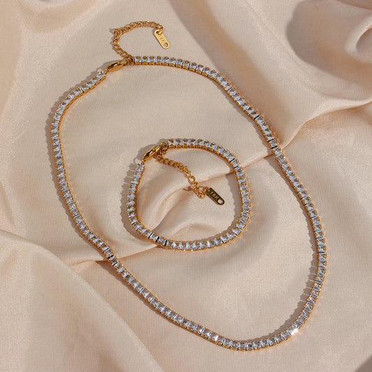 Luxus-Zirkon-Set