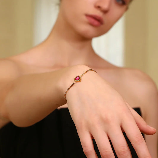 Romantisches Herz-Armband
