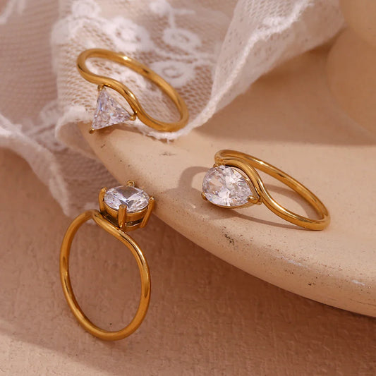 Ring mit Goldbad
