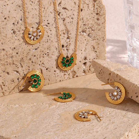 Set Schmuck Zirkon