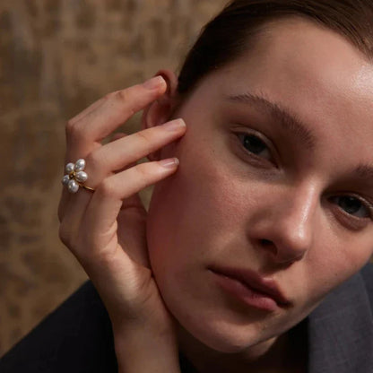 Elegante Perlenring