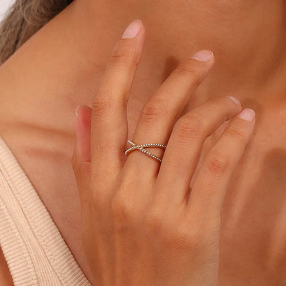 Eleganter Perlenring