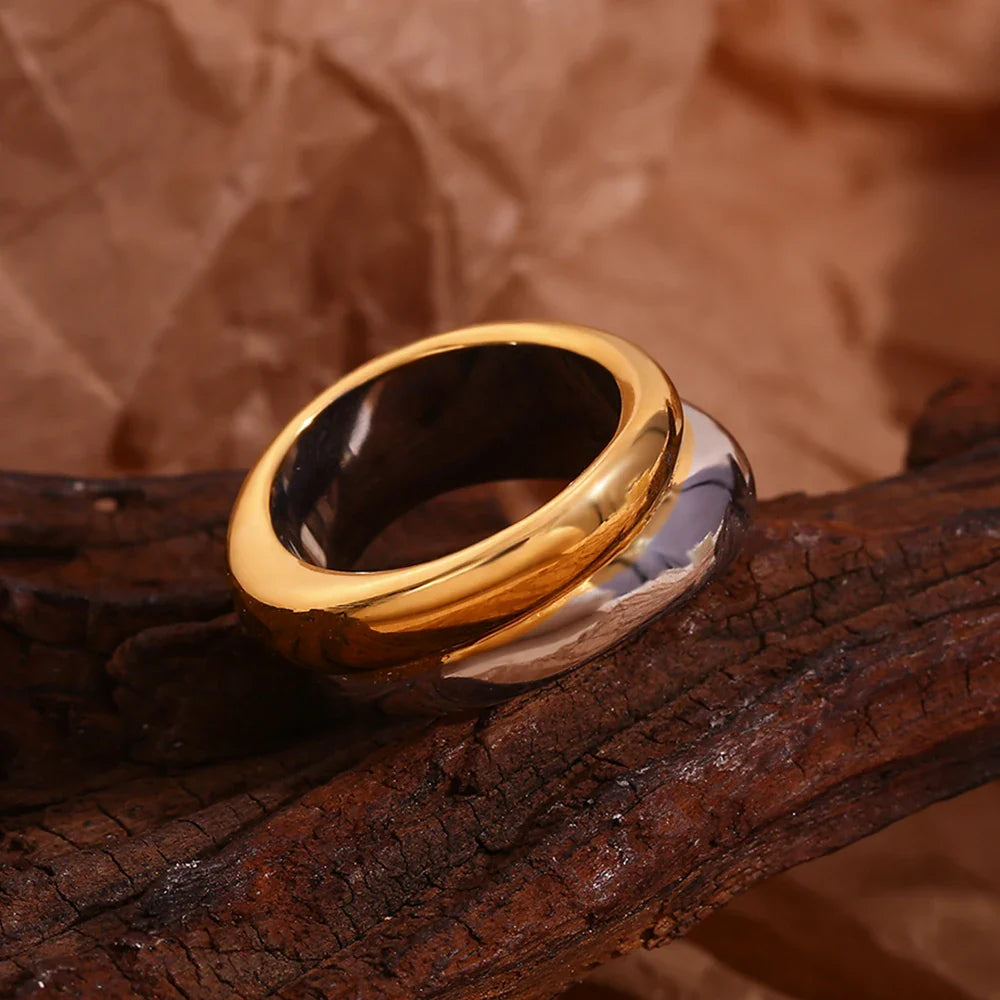 Schichtring mit 18K