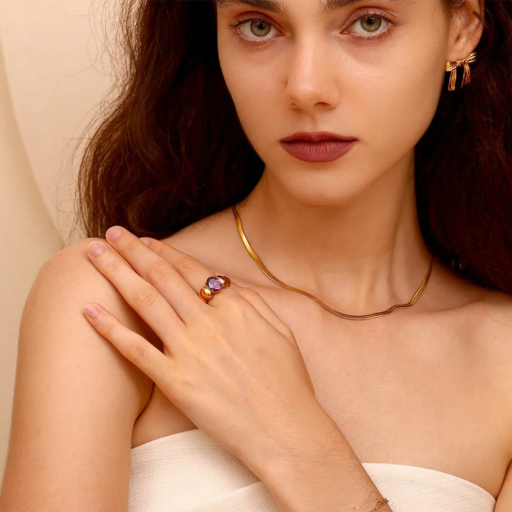 Runder plattierter Ring