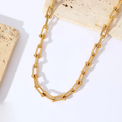 Colar e Pulseira de Aço Inoxidável com Zircão - EILIECK