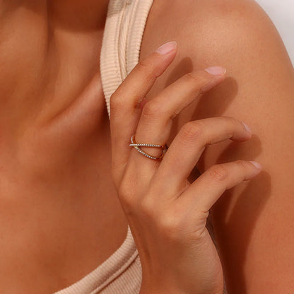 Eleganter Perlenring