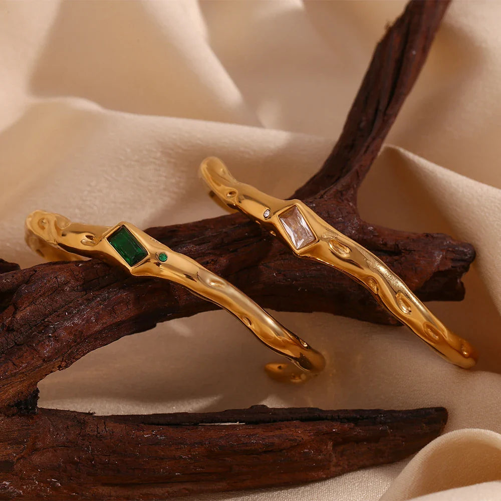 Armband mit grünem Zirkonia