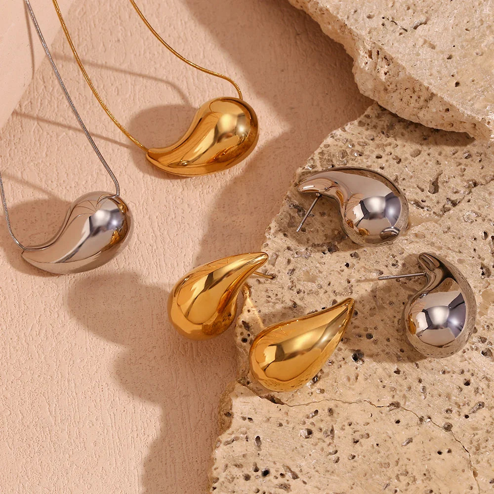 Schmuckset Eleganz Wassertropfen