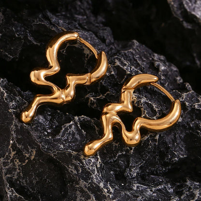 Brincos Gota Dourada